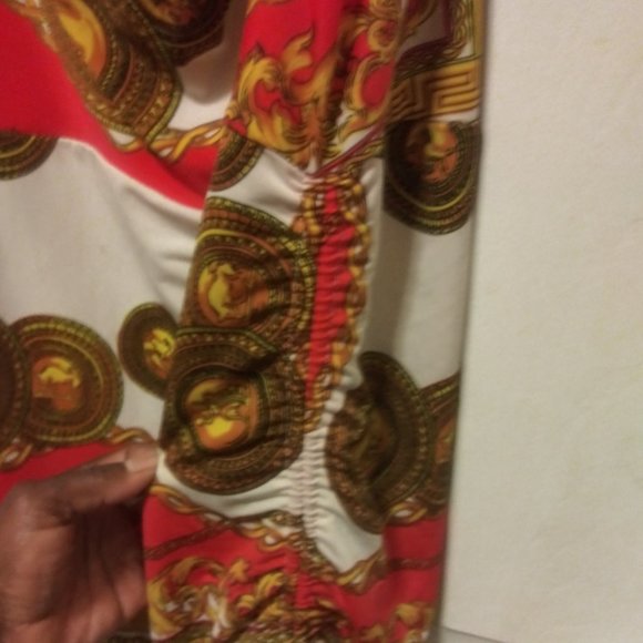 Draped Neck Halter Mini Club Dress - Picture 4 of 7